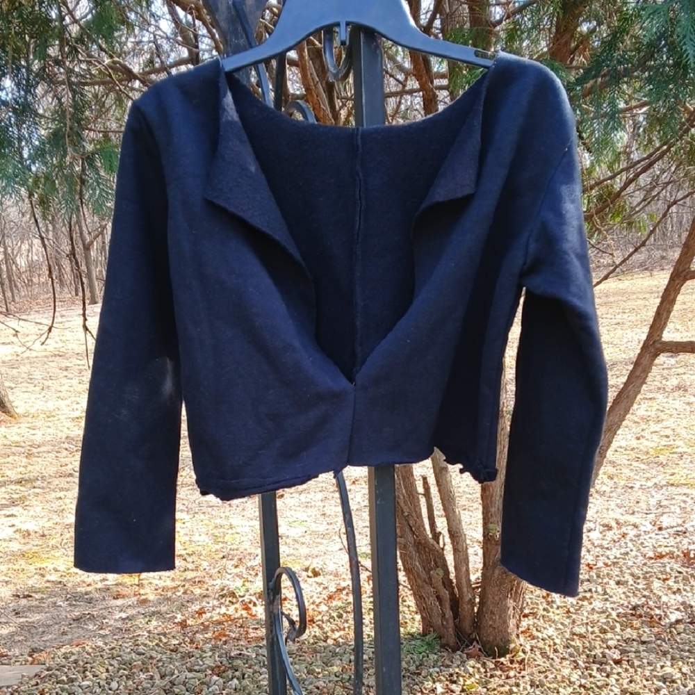 Handmade Sweatshirt Top Size Small. GRUNGE Progressive TRASH